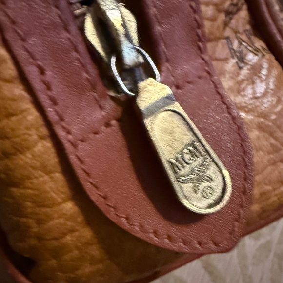 MCM mini Boston with detachable straps with COA preowned - Picture 11 of 16